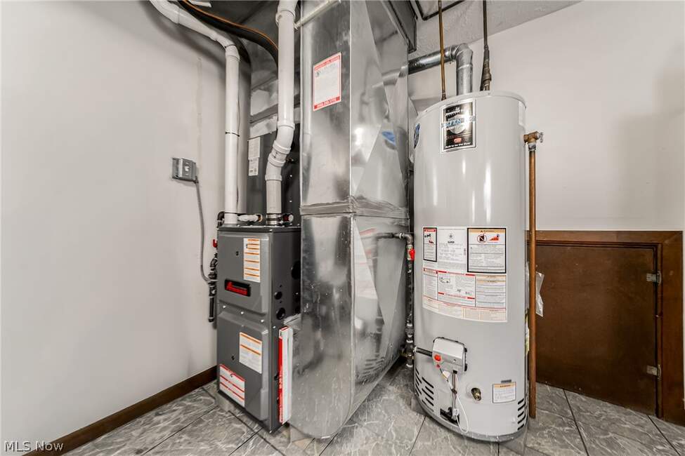 Furnace, water heater and utility equipment at 6117 Yorktown Road