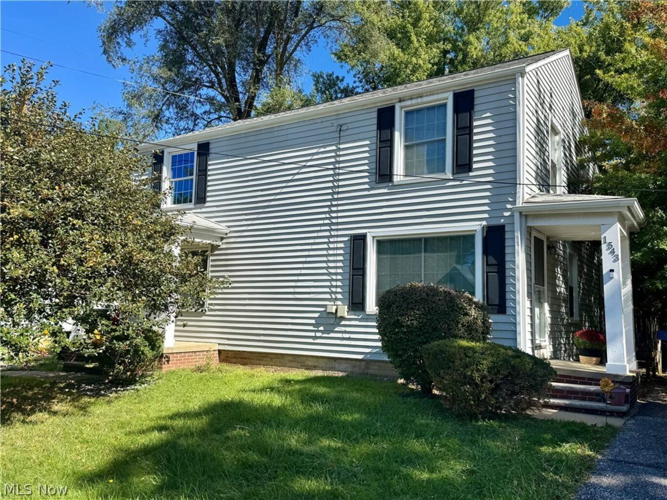 Front exterior of 1539 and 1543 Babbitt Road in Euclid